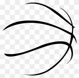 Vector Free Sport Transprent Png Free - Basketball Outline Clipart