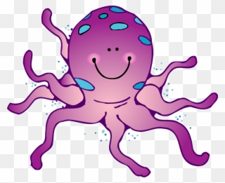 Ocean - Octopus Clipart Transparent Background - Png Download