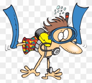 Photos - Go Scuba Diving Cartoon Clipart