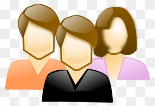 Menu Item Icon - Group Of People Clipart - Png Download