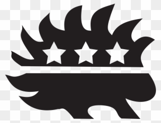 Black Libertarian Porcupine 1969px 78 - Republic And Democratic Animals Clipart