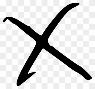 X Mark Symbol - Drawings Of The Letter X Clipart
