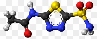 Generic Viagra With Dapoxetine - Acetazolamide 3d Structure Clipart