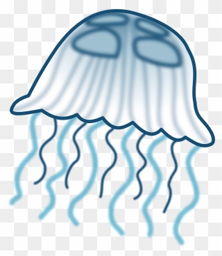 Sea Life Clipart Jellyfish - Clip Art Jellyfish - Png Download