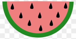 Watermelon Slice Clip Art - Png Download