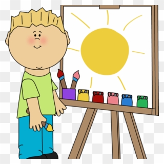 Clip Art Class Art Class Clip Art Art Class Images - Preschool Art Center Clipart - Png Download