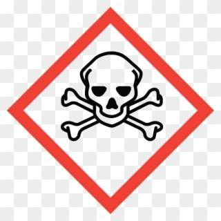 Skull And Crossbones - Ghs Pictograms Toxic Clipart