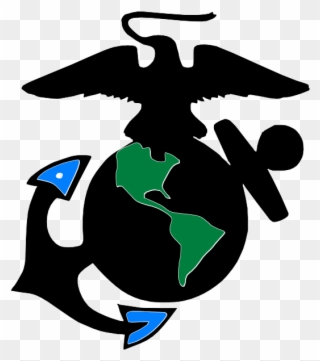 Marine Corp Emblem Clip Art - Usmc Logo Clip Art - Png Download