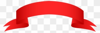 Red Ribbon Clip Art - Ribbons Transparent - Png Download