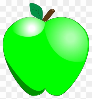 Clip Arts Related To - Clipart Green Apple - Png Download