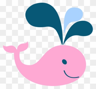 Use Pink Whales Cliparts Only For Personal Use, Because - Pink Whale Clip Art - Png Download