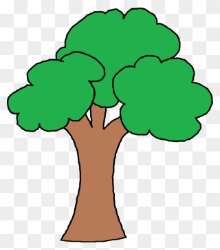 Tree Clip Art - Apple Tree Without Apples Clipart - Png Download