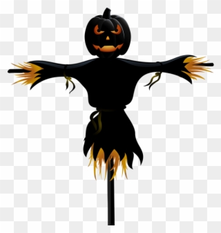 Halloween Pumpkin Scarecrow Transparent Png Clip Art - Scarecrow Transparent