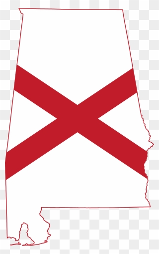 Alabama 20clipart - Alabama State Flag Logo - Png Download