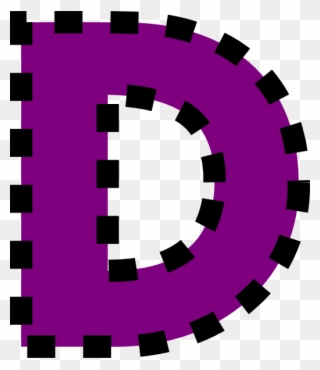 Colorful Letter D Png Clipart Letter Clip Art - Letter D Purple Clipart Transparent Png