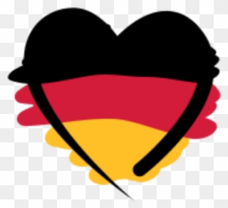 Deutschland Deutschlandfahne Fussball Fussball-liebe - Deutsch Heart Clipart