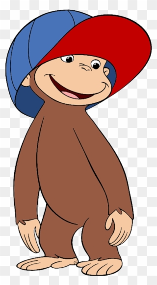 Curious George Clipart - Curious George In Hat - Png Download