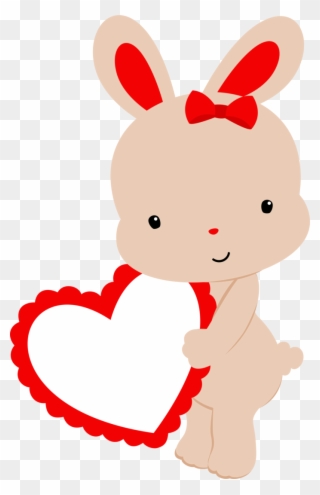 Vorlagen, Basteln, Tasche Scrapbooking, Clipart, Frohe - Happy Valentines Day Hunny Bunny - Png Download