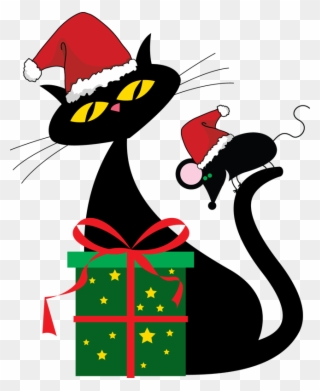 Free Png Christmas Cats Clip Art Download Pinclipart