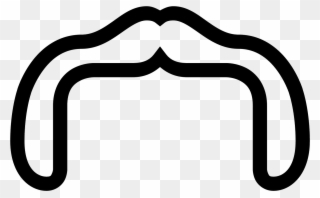 Horseshoe Mustache Icon - Horseshoe Moustache Png Clipart
