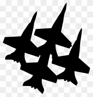 Free Vector Blue Angels Formation Clip Art - Jet Plane Clip Art - Png Download