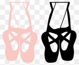 Dance, Girl, Feet, Pink, Shoes, Ballet, Legs - Ballet Shoes Clipart - Png Download
