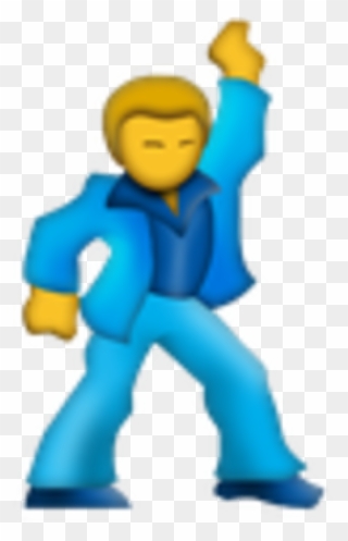 Tanzender Mann - Boy Dancing Emoji Clipart