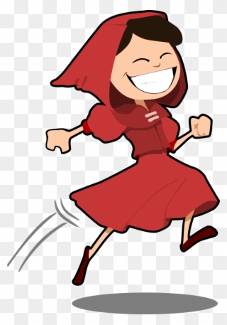 Image 50's Sock Hop Clipart - Red Riding Hood Cartoon Png Transparent Png