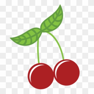 Cherries Svg File For Scrapbooking Cute Cvg Cuts For - Cute Cherry Clipart Png Transparent Png