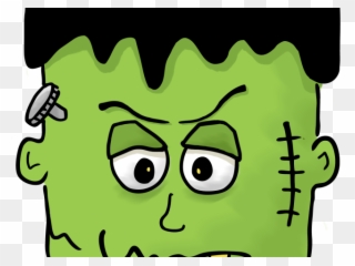 Frankenstein Clipart Face - Clip Art Frankenstein Halloween - Png Download