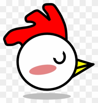 Chicken Clipart Shadow - Cartoon Chicken Head Png Transparent Png