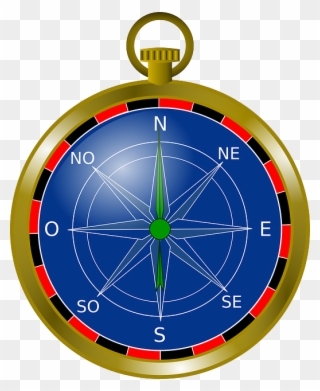 Compass Clipart Etc Clipartcow Image - Geography Clip Art - Png Download