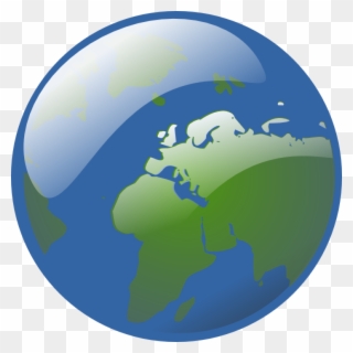 Animated Globe Clipart Earth Globe Clip Art At Clker - Transparent Background Earth Clipart - Png Download