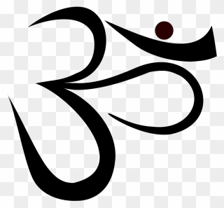 Om Yoga Symbol Hinduism - Aum Png Clipart