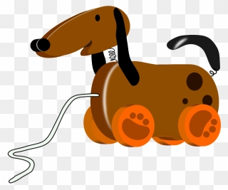 Puppy Labrador Retriever Dog Toys Chew Toy - Pull Toy Clipart - Png Download