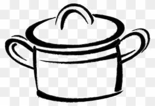 Clipart Freeuse Library Baking Drawing Easy - Drawing Of A Pot - Png Download