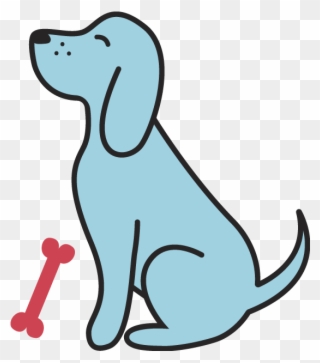 Pet Clipart One Dog - Dog - Png Download