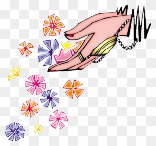 File Format, Png Format, Photoshop, Clip Art, Illustrations - Flower With Hand Clipart Transparent Png