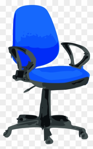 Free Desk Chair-blue With Wheels - Sensor In Daily Life Clipart