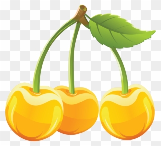 Cherry Png Image - Yellow Cherry Png Clipart