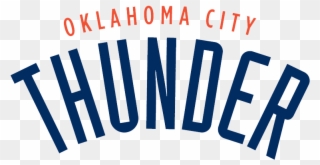 Oklahoma City Thunder Png Transparent Images - Oklahoma City Thunder Logo Png Clipart