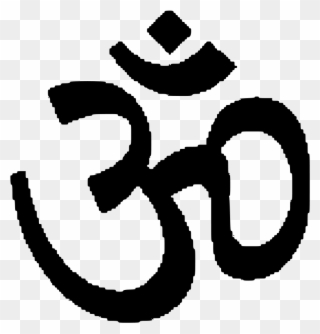 Om Symbol Hinduism Vishnu Drawing - Hindu Symbol Clipart