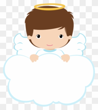 Clip Library Baby Angels Clipart - Christening Clipart Png Transparent Png