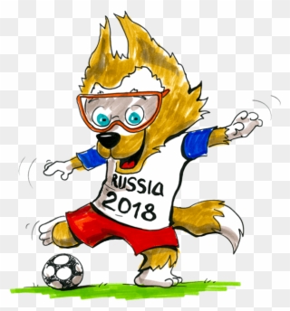 Fussball Russland Wo - Fußball Wm Maskottchen 2018 Clipart