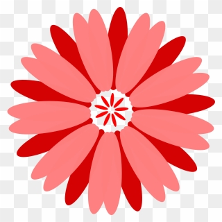 Flower Clip Art - Modern Flower Vector Art - Png Download