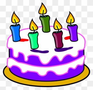 Geburtstagstorte, Kuchen, Kerzen - Birthday Cake Clip Art Transparent Background - Png Download