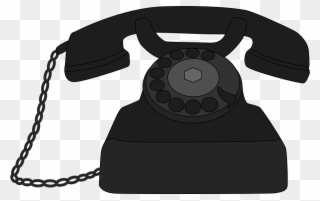 Telephone Phone Clipart - Old Phone Clip Art - Png Download