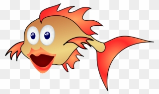 Goldfish Clipart School Fish - Free Download Gif Files - Png Download