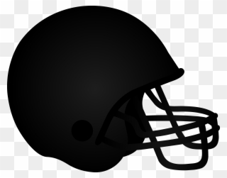 Black Football Helmet - It's The Most Wonderful Time Of The Year Football Svg Clipart