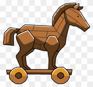 Trojan Horse Clipart - Caballo De Troya Virus - Png Download
